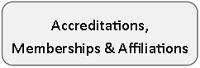 Accreditations, Memberships & Affiliations