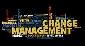 Change management wordcloud